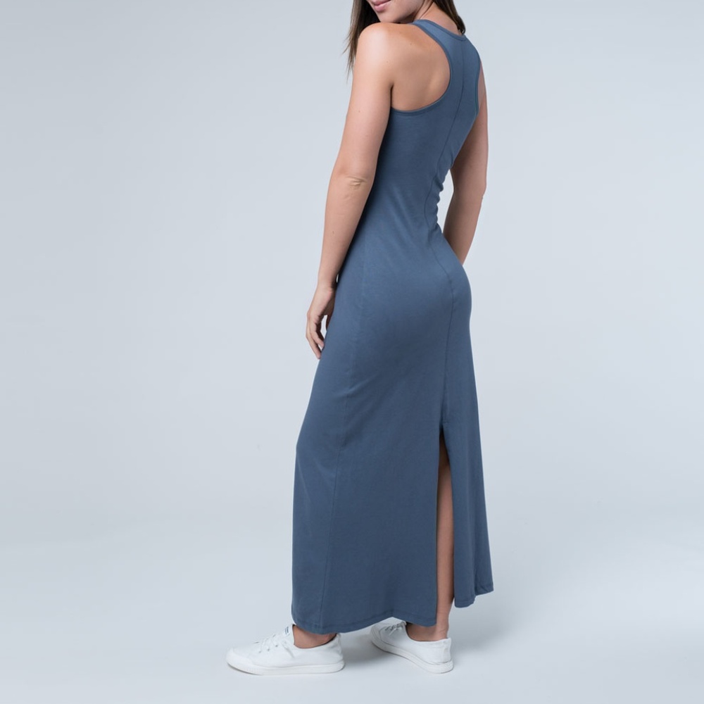 Pact organic cotton racerback maxi dress NWOT